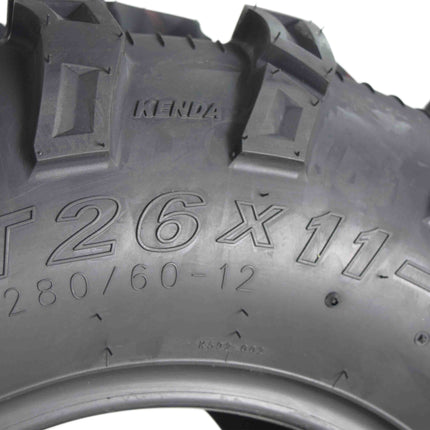 Kenda Bear Claw EVO 26x11-12 Rear ATV/UTV Tire with Bottle Opener Keychain