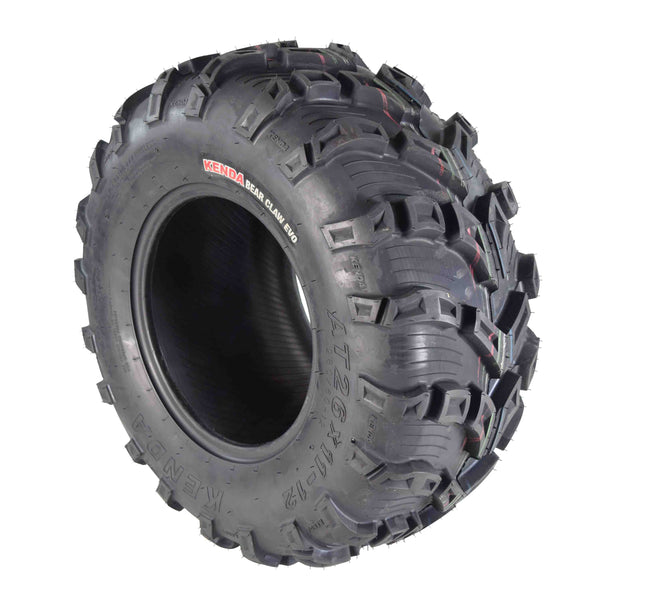 Kenda Bear Claw EVO  26x11-12 Rear ATV/UTV Tires 2 Pack with Bottle Opener Keychain