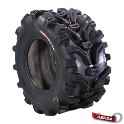 Kenda Bearclaw K299 - 27x12-12 Front or Rear Tire for All Terrain (ATV), UTV, and Side by Side (SxS) Vehicles - 6-Ply - Bear Claw 27x12x12 with Kenda Keychain