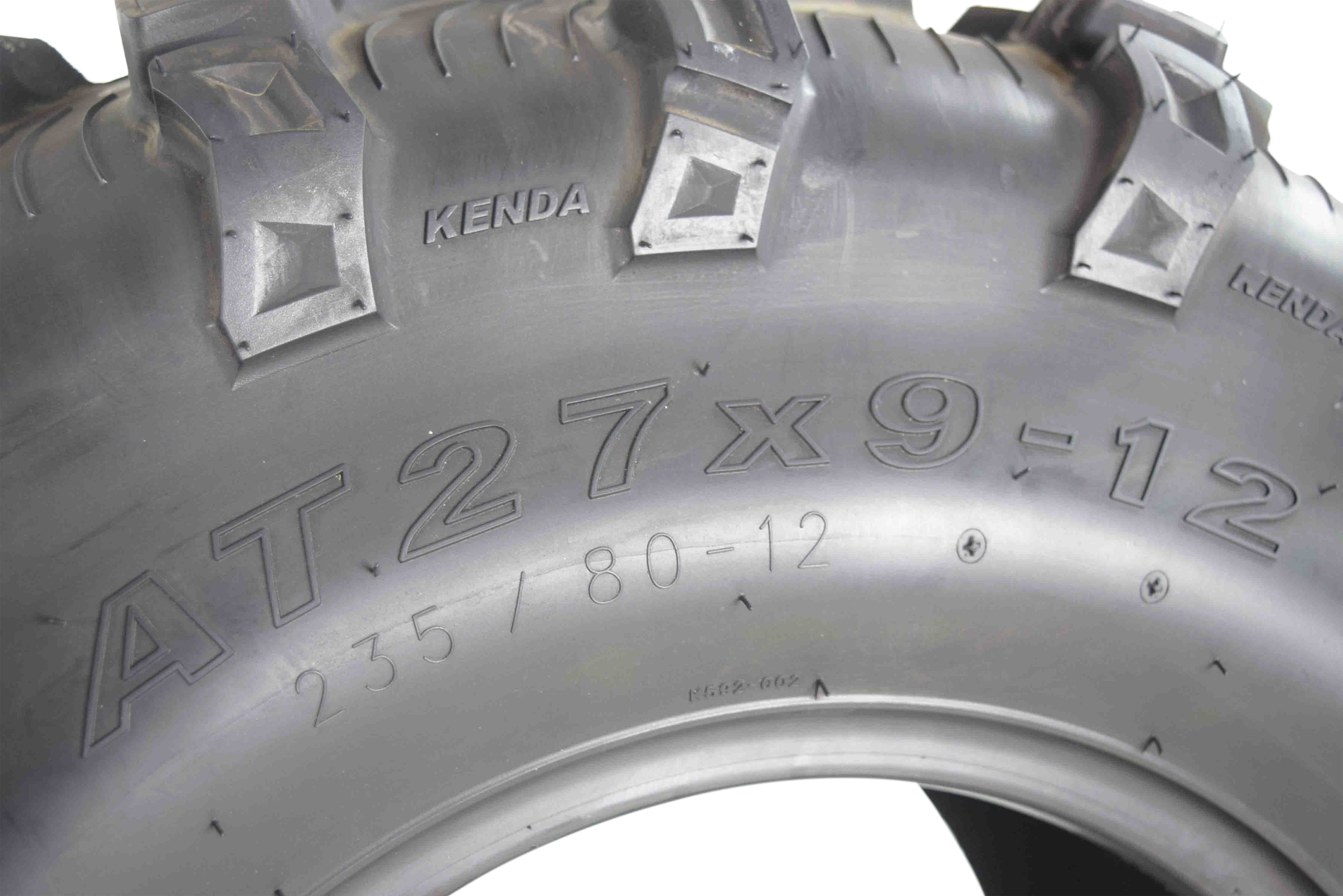 Kenda Bear Claw EVO 27x9-12 Front & 27x11-12 Rear ATV/UTV Tires Set with Bottle Opener Keychain