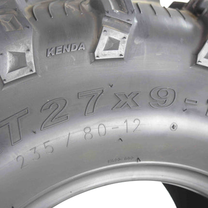 Kenda Bear Claw EVO  27x9-12 Front ATV/UTV Tires 2 Pack with Bottle Opener Keychain