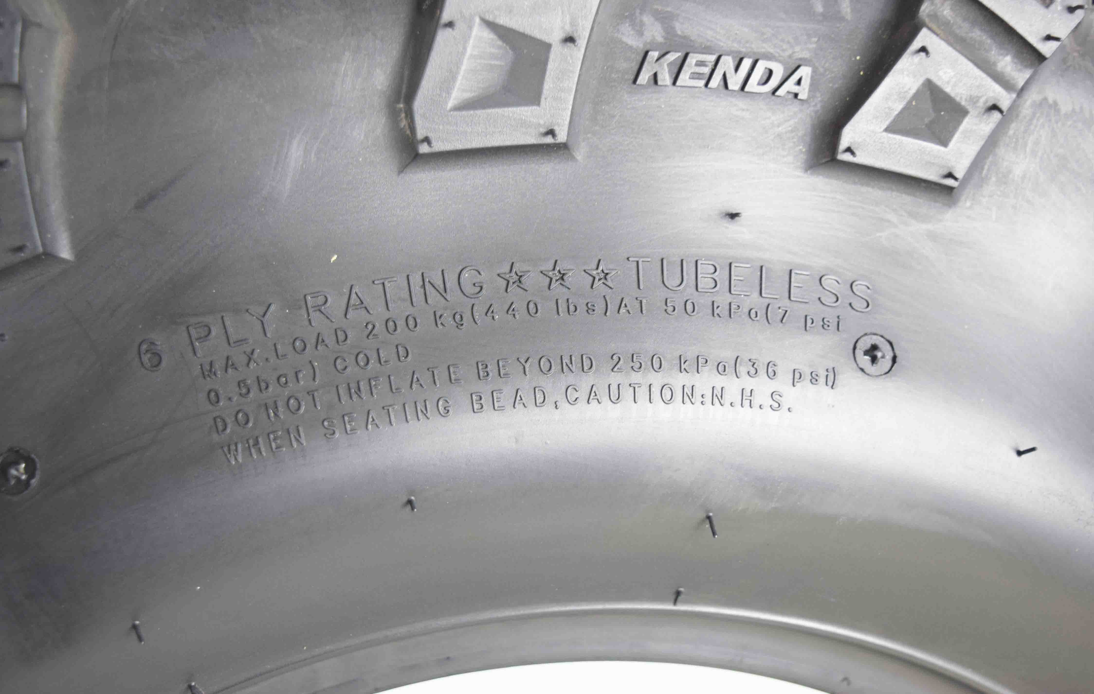 Kenda Bear Claw EVO  27x9-12 Front ATV/UTV Tires 2 Pack with Bottle Opener Keychain