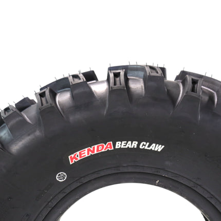 Kenda Bearclaw K299 - 27x9-12 Front Tire for All Terrain (ATV), UTV, and Side by Side (SxS) Vehicles - 6-Ply - Bear Claw 27x9x12 with Kenda Keychain