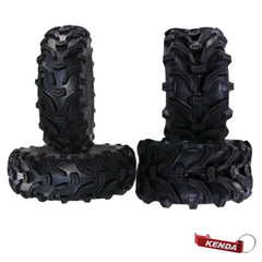 Kenda Bear Claw Front 27x9-12 & Rear 27x12-12 ATV, UTV or SXS Tires w/ Keychain