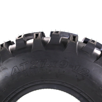 Kenda Bearclaw K299 - 27x9-12 Front & 27x11-12 Rear Tires for All Terrain (ATV), UTV, and Side by Side (SxS) Vehicles - 6-Ply - Bear Claw 27x9x12 Front & 27x11x12 with Kenda Keychain (4-Pack)