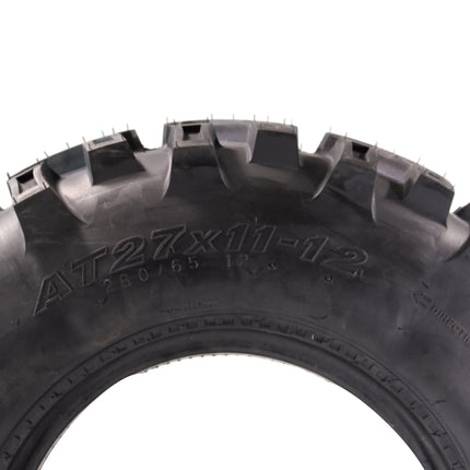 Kenda Bearclaw K299 - 27x9-12 Front & 27x11-12 Rear Tires for All Terrain (ATV), UTV, and Side by Side (SxS) Vehicles - 6-Ply - Bear Claw 27x9x12 Front & 27x11x12 with Kenda Keychain (4-Pack)