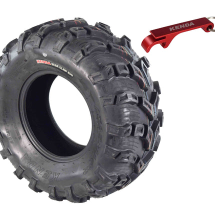 Kenda Bear Claw EVO  27x11-12 Rear ATV/UTV Tire with Bottle Opener Keychain