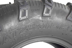 Kenda Bear Claw EVO  28x11-14 Rear ATV/UTV Tires 2 Pack with Bottle Opener Keychain