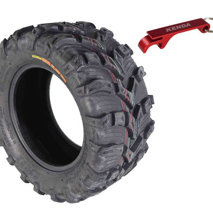 Kenda Bear Claw EVO 26x11-14 Rear ATV/UTV Tire with Bottle Opener Keychain