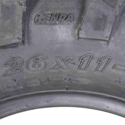 Kenda Bear Claw EVO  26x11-14 Rear ATV/UTV Tires 2 Pack with Bottle Opener Keychain