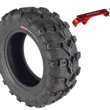 Kenda Bear Claw EVO  26x9-14 Front ATV/UTV Tire with Bottle Opener Keychain