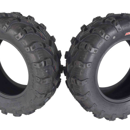 Kenda Bear Claw EVO 26x9-14 Front & 26x11-14 Rear ATV/UTV Tires Set with Bottle Opener Keychain