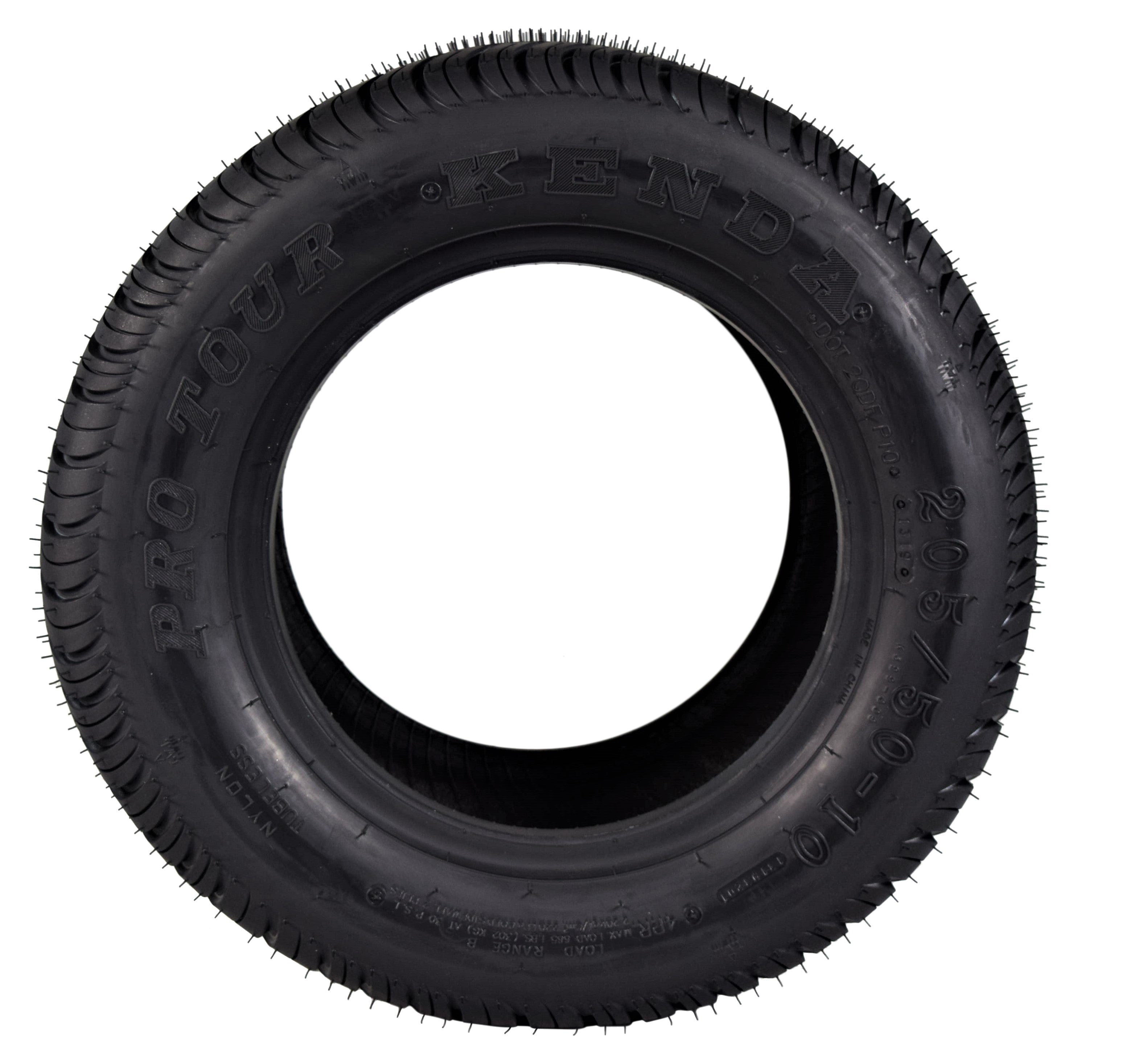 Kenda 277010N4 205/50-10 Pro Tour 4 Ply Tubeless Golf Cart Tires 2 Pack