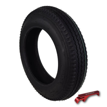 Kenda K353 480-12 Loadstar Trailer Tire – 4.80-12 / 4.80-12 Bias Ply – Durable, High-Load Capacity for Utility Trailers, Cargo Trailers, and Boat Trailers with Kenda Keychain