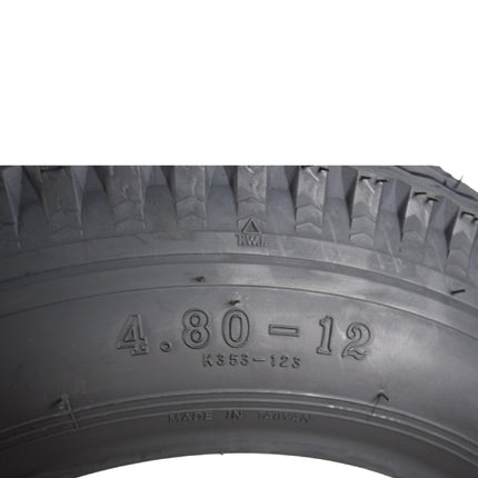 Kenda K353 480-12 Loadstar Trailer Tire – 4.80-12 / 4.80-12 Bias Ply – Durable, High-Load Capacity for Utility Trailers, Cargo Trailers, and Boat Trailers with Kenda Keychain