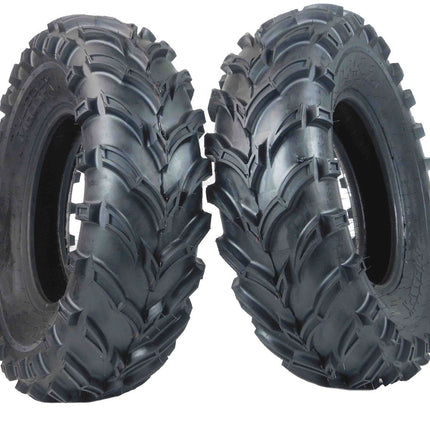 MASSFX 25x8-12 Front Tires for ATV, UTV, & SxS-6-Ply w/ 1/2" Tread Depth (2-pk)