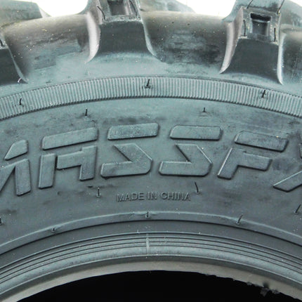 MASSFX 25x8-12 Front Tires for ATV, UTV, & SxS-6-Ply w/ 1/2" Tread Depth (2-pk)