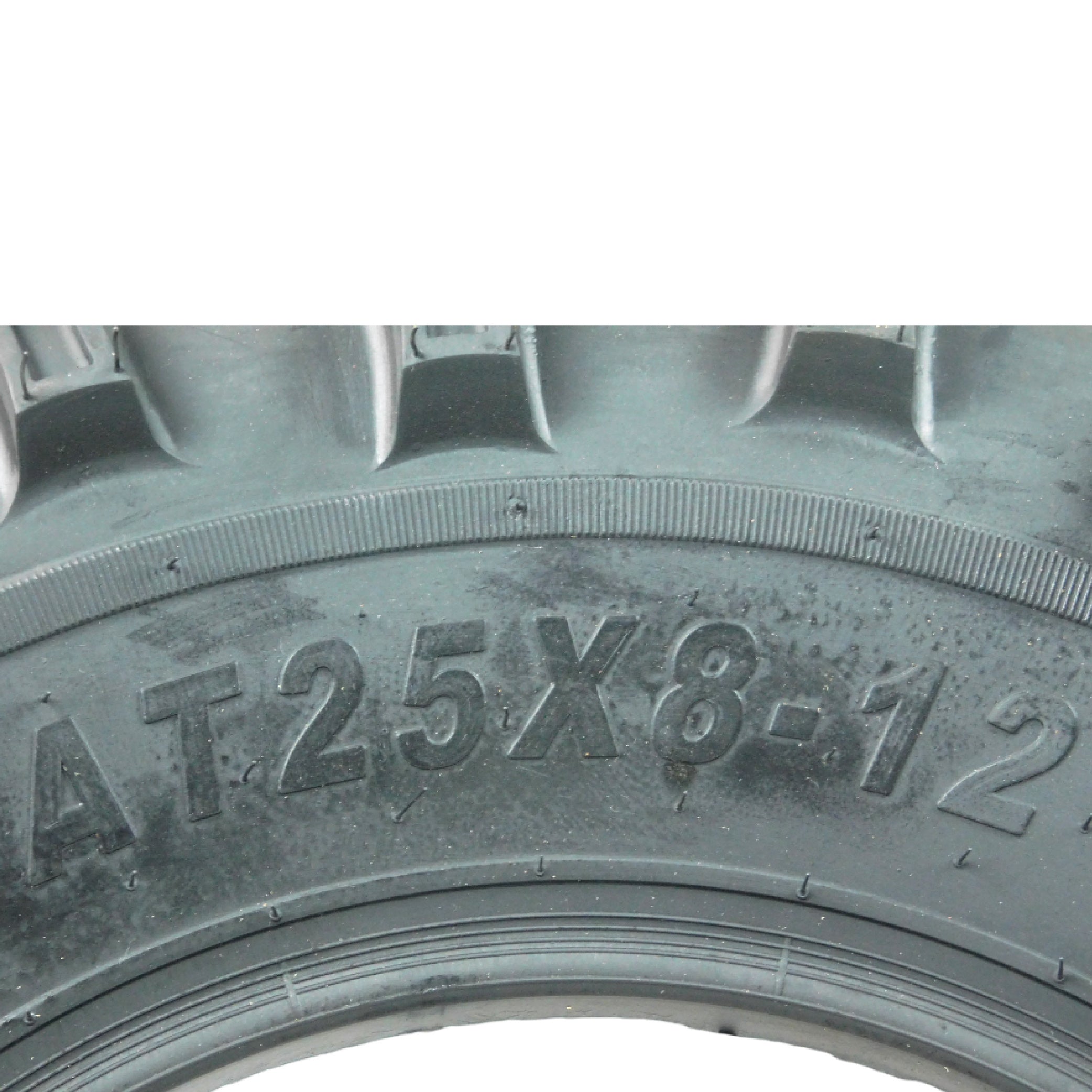 MASSFX 25x8-12 Front Tires for ATV, UTV, & SxS-6-Ply w/ 1/2" Tread Depth (2-pk)