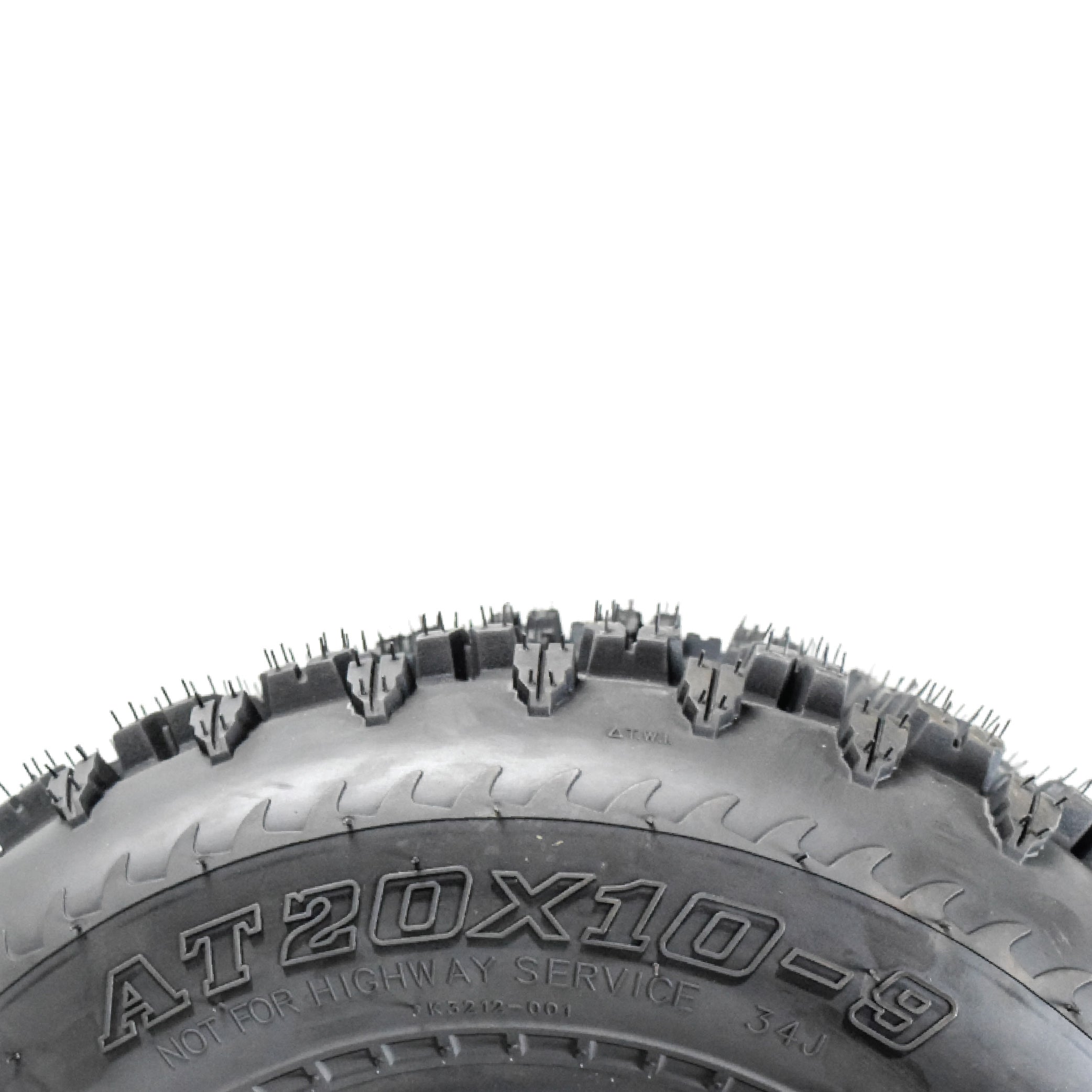 MASSFX 20x10-19 Rear Tire for ATV, UTV, & SxS - 4-Ply w/ 15mm Tread Depth 2 Pack