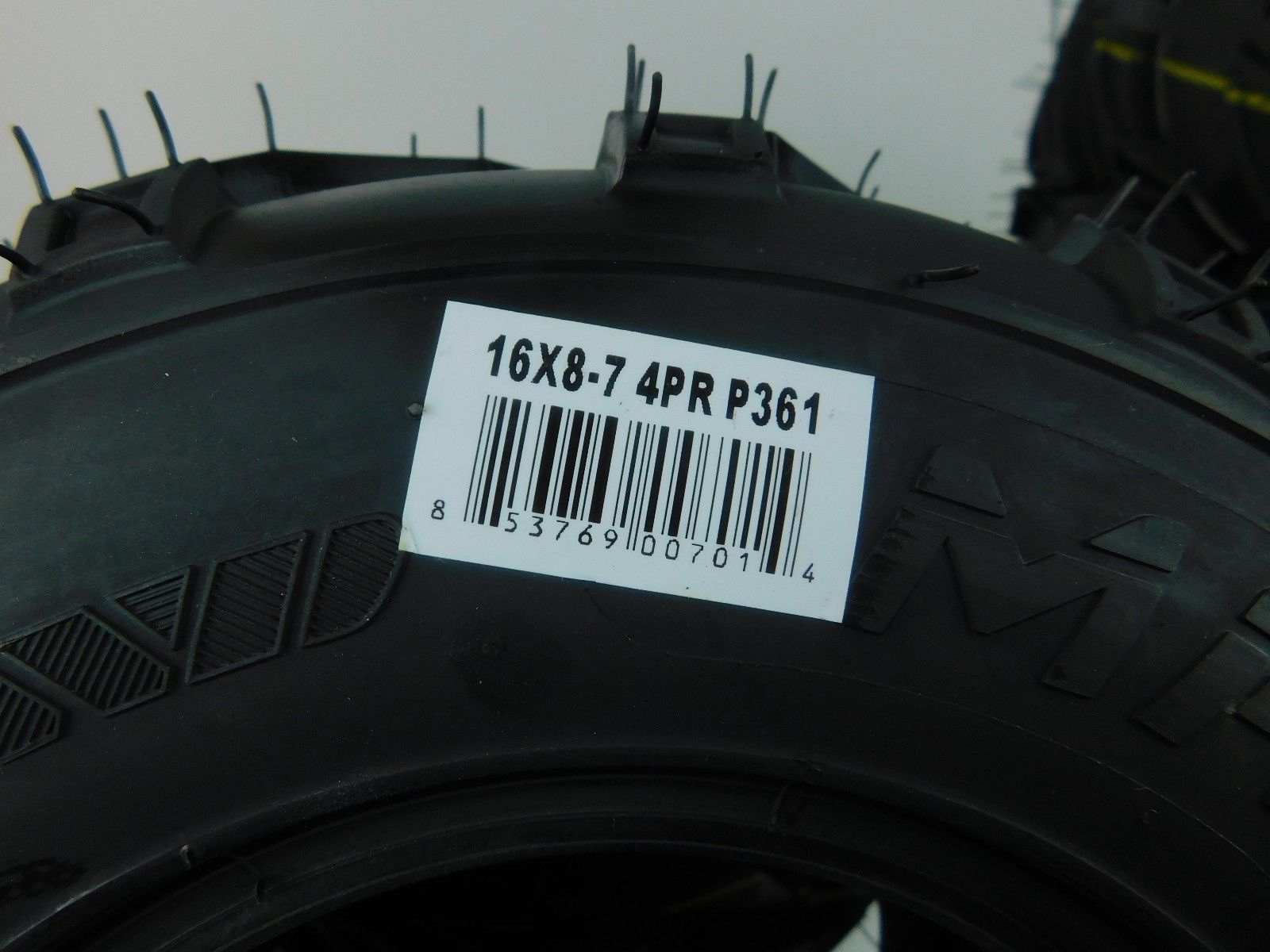 MASSFX Go Kart/ATV Tires 3 set 16x8-7 4Ply