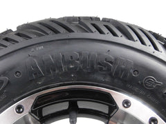 4 NEW Raptor 660 ITP SS112 Black Machine RIMS on CST Ambush Tires Wheels kit