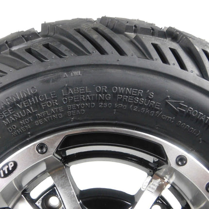 4 NEW Raptor 660 ITP SS112 Black Machine RIMS on CST Ambush Tires Wheels kit