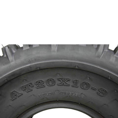 MASSFX 20x10-9 Rear Durable ATV Sport Tire 6 PLY 20x10x9