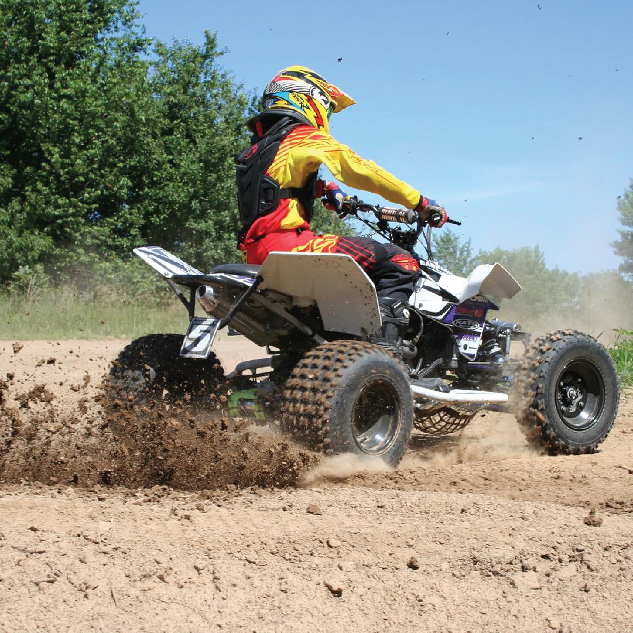 MASSFX 20x10-9 Rear Durable ATV Sport Tire 6 PLY 20x10x9