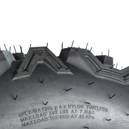 MASSFX 25x8-12 Front & 25x10-12 Rear Tire for ATV, UTV, & SXS Vehicles (4 Pack)