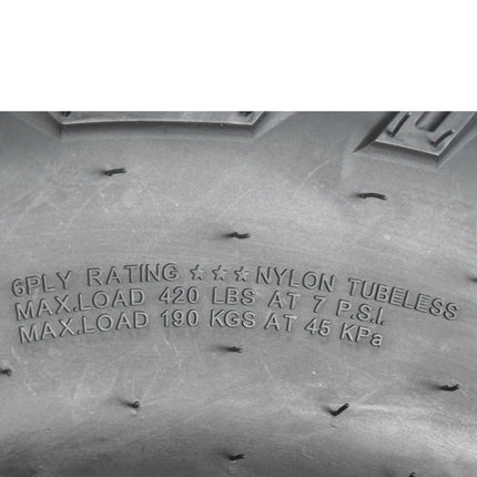 MASSFX 25x8-12 Front & 25x10-12 Rear Tire for ATV, UTV, & SXS Vehicles (4 Pack)