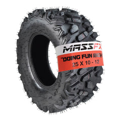 MASSFX 25x10-12 Rear Off-Road Tire ATV, UTV or SXS Tire