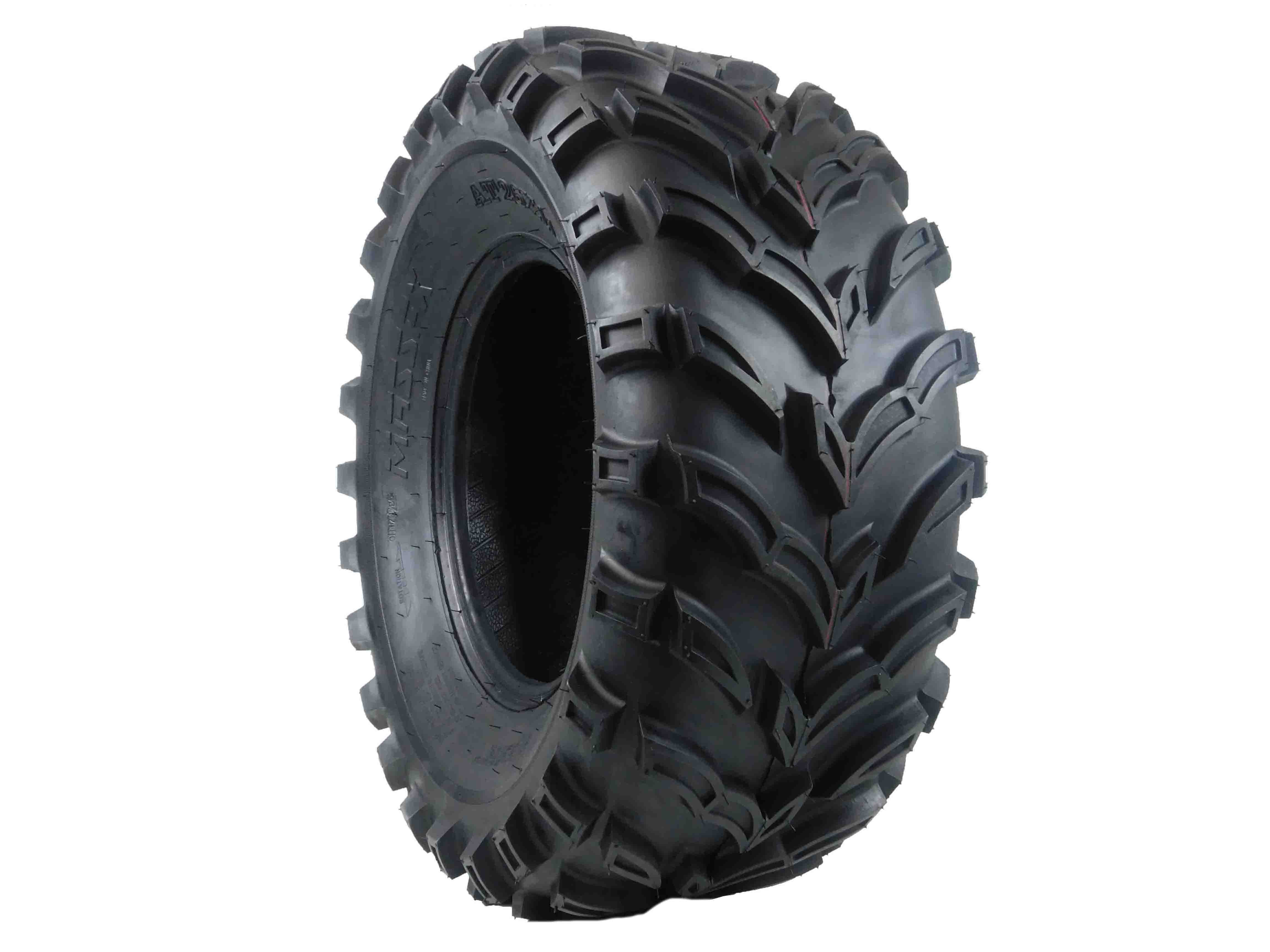 MASSFX 26x11-12 Rear Tires for ATV, UTV, & SxS-6-Ply w/ 1/2" Tread Depth (2-pk)