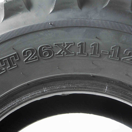 MASSFX ATV MS Tire 2 set 26x11-12 Rear 6Ply