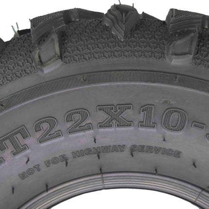 MASSFX Grinder 22x10-9 Rear Tire for ATV, UTV, & SxS on Soft/Hard Pack Ground