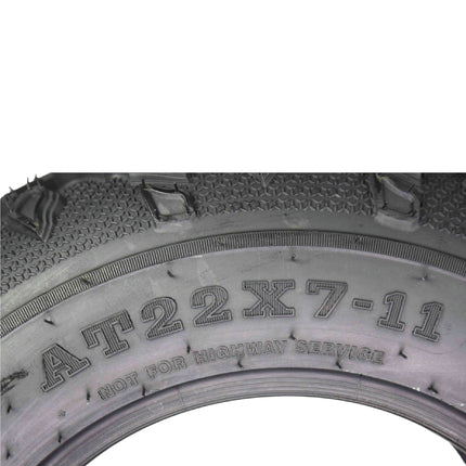 MASSFX Grinder 22x7-11 Front Tire for ATV, UTV, & SxS on Soft/Hard Pack Ground