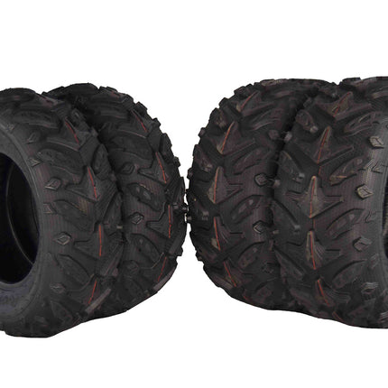 MASSFX Grinder Dual Compound ATV Tires 24x8-12 Front 24x10-11 Rear Set