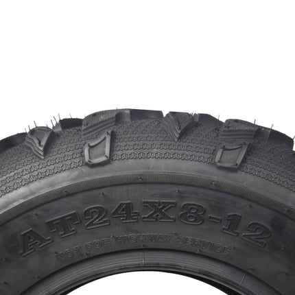 MASSFX Grinder 24x8-12 24x10-11 Front & Rear ATV Tire Set 6 Ply (4 Pack)