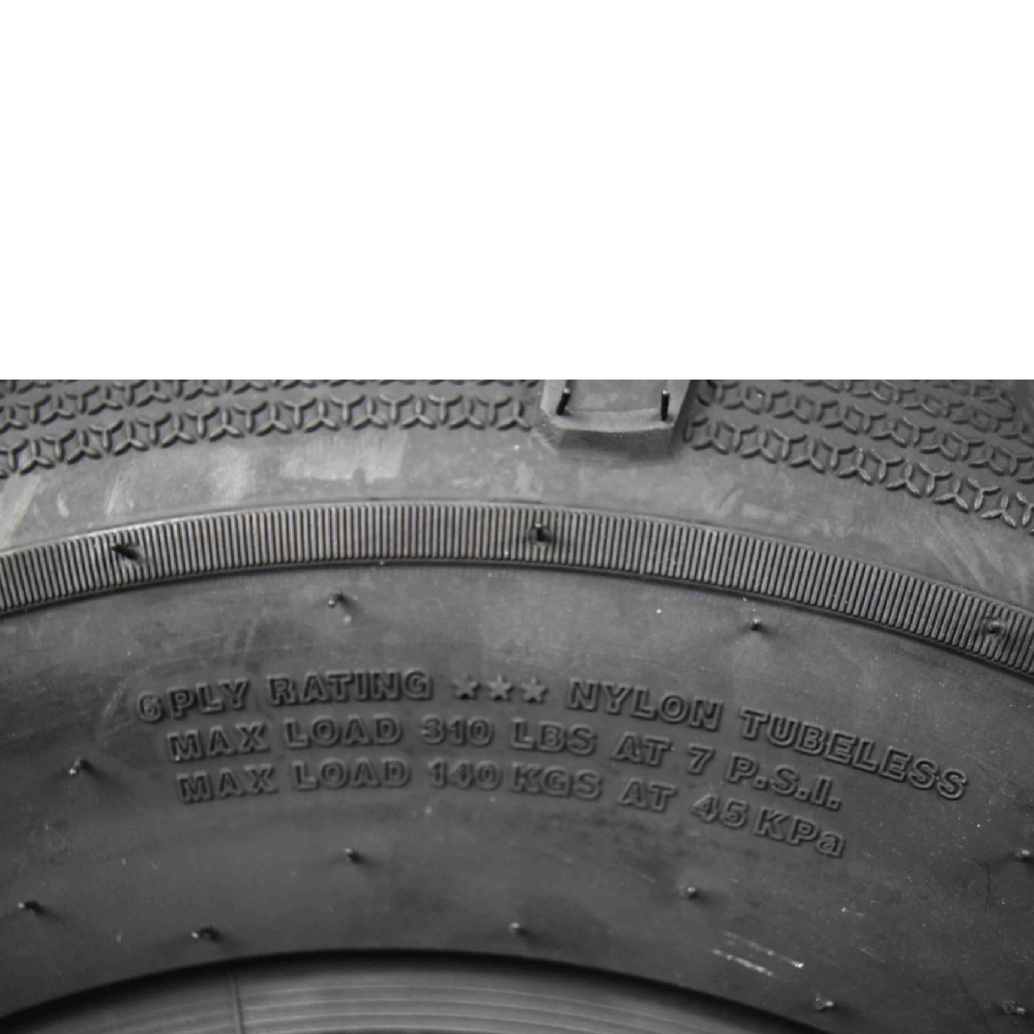 MASSFX Grinder 24x8-12 Front ATV Tire 6 Ply for Soft/Hard Pack Ground (2 Pack)