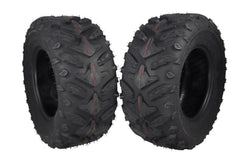 MASSFX Grinder 25x10-12 Rear ATV Tire 6 Ply for Soft/Hard Pack Ground (2 Pack)