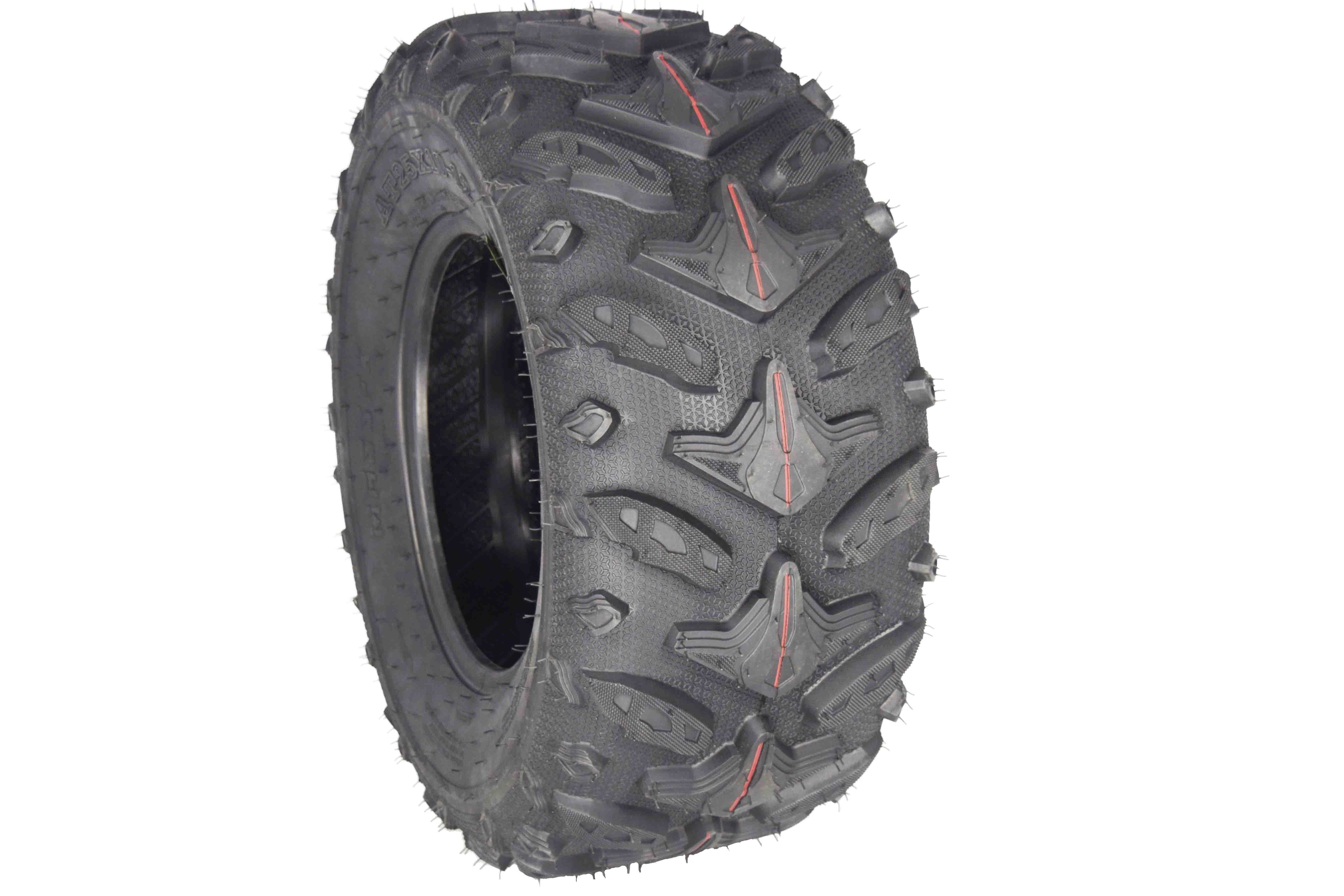 MASSFX Grinder 25x10-12 Rear ATV Tire 6 Ply for Soft/Hard Pack Ground (2 Pack)
