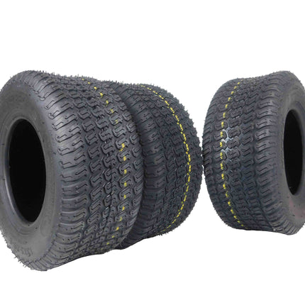 MASSFX 13x5-6 Lawn and Garden Tire 13x5x6 4PLY 3mm Tread Depth, 3 Tire Set