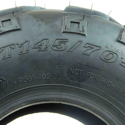 MASSFX Go Kart/ATV Tires 3 set 145x70-6 4Ply
