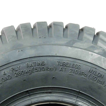 MASSFX 15x6-6 Go-Kart Tires 4ply 2-Pack
