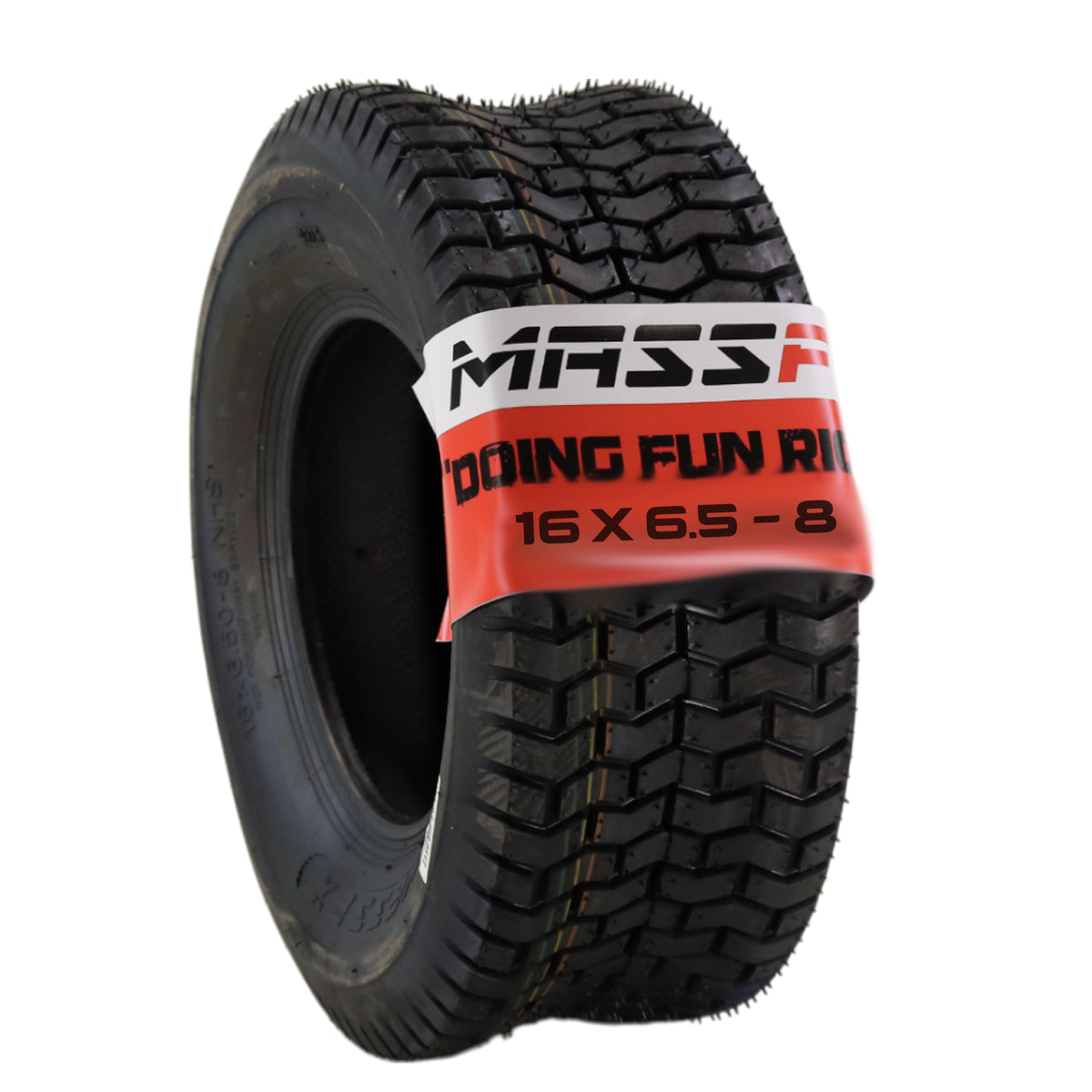 MASSFX 16x6.5-8 Lawn Mower Tires 4ply