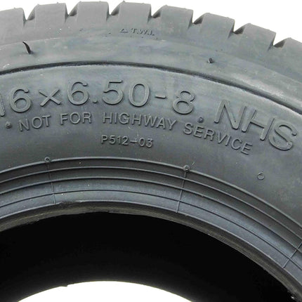 MASSFX 16x6.5-8 Lawn Mower Tires 4ply