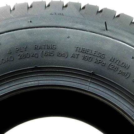 MASSFX 16x6.5-8 Go-Kart Tires 4ply 2 Pack