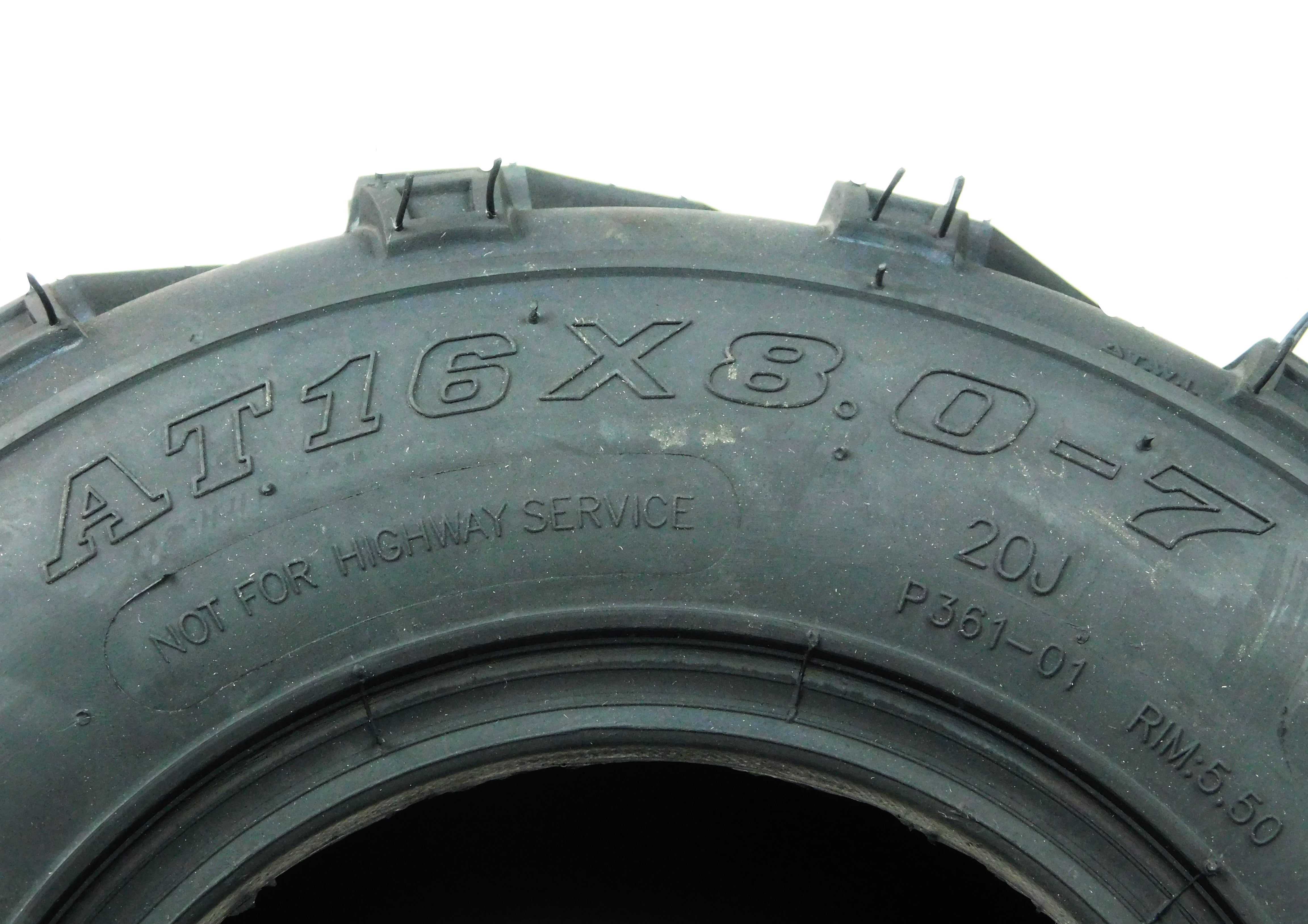 MASSFX Go Kart/ATV Single Tire 16x8-7 4Ply