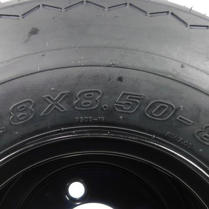 MASSFX Single Wheel Tire Combo 18x8.5-8 Golf Cart Tire Black 4/4 Rim