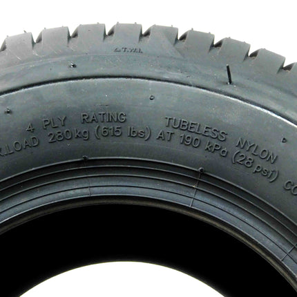 MASSFX Single Wheel Tire Combo 18x8.5-8 Golf Cart Tire Black 4/4 Rim
