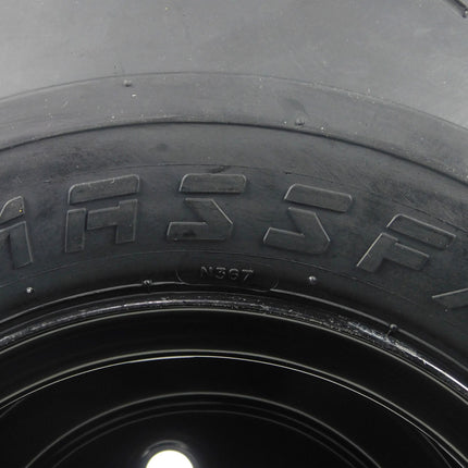 MASSFX Wheel Tire Combo 18x8.5-8 Golf Cart Tire Black 4/4 Rim 2 PACK